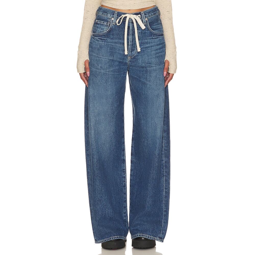 Citizens Of Humanity 'Brynn' Blue Cotton Trouser Size 26
